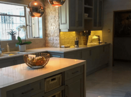 Minimalist kitchen greenstone